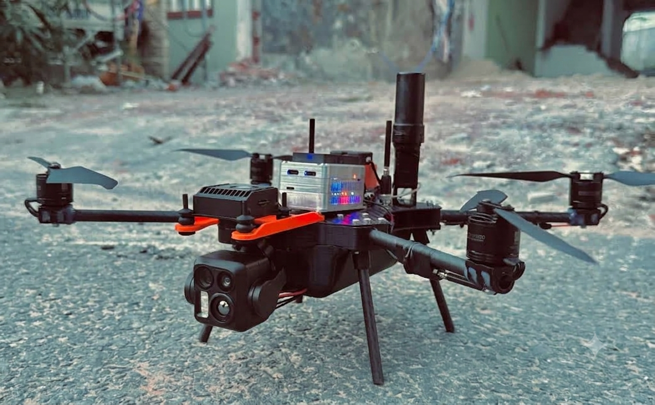 ISR drone connected with XBLink